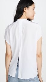 Vince Back Slit Blouse at Shopbop